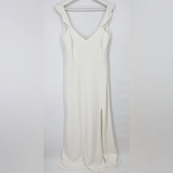 WAYF The Mina‎ Ruffle Strap Gown NWOT Med - Image 4