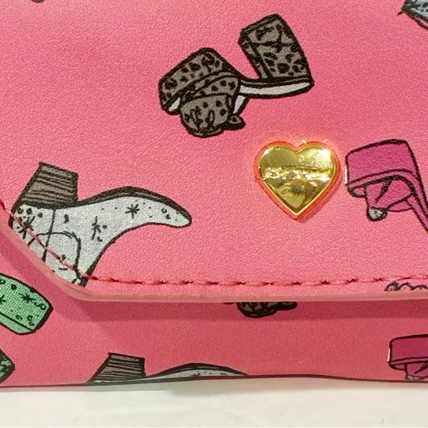BETSEY JOHNSON “PINK SHOES” BY BETSEY Western Cowboy WRISTLET‎ WALLET 2024 - Image 2