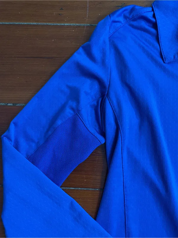 San Soleil SoCool Golf Tennis Long Sleeve Mesh Panel Shirt UPF 50 Sz S 💚🎀 - Image 8