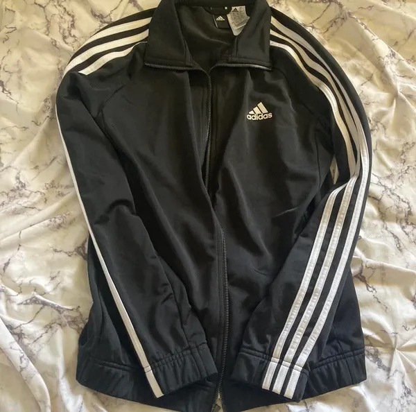 Adidas Classic black track jacket  - Image 2