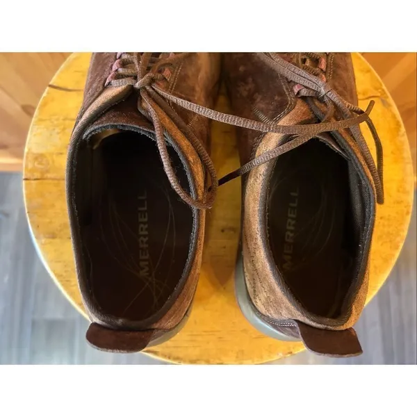 Merrell Ellipse Brown Coffee Bean Suede Shoe Size 11 - Image 5