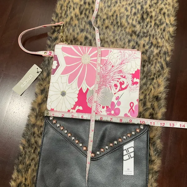 B-Low The Belt Studded Clutch And Chicos‎ Large Wristlet - Image 2