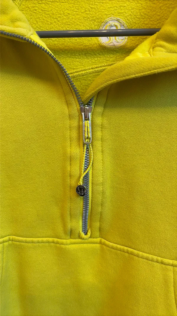 Lululemon Yellow Scuba Half-Zip lemonade  - Image 2