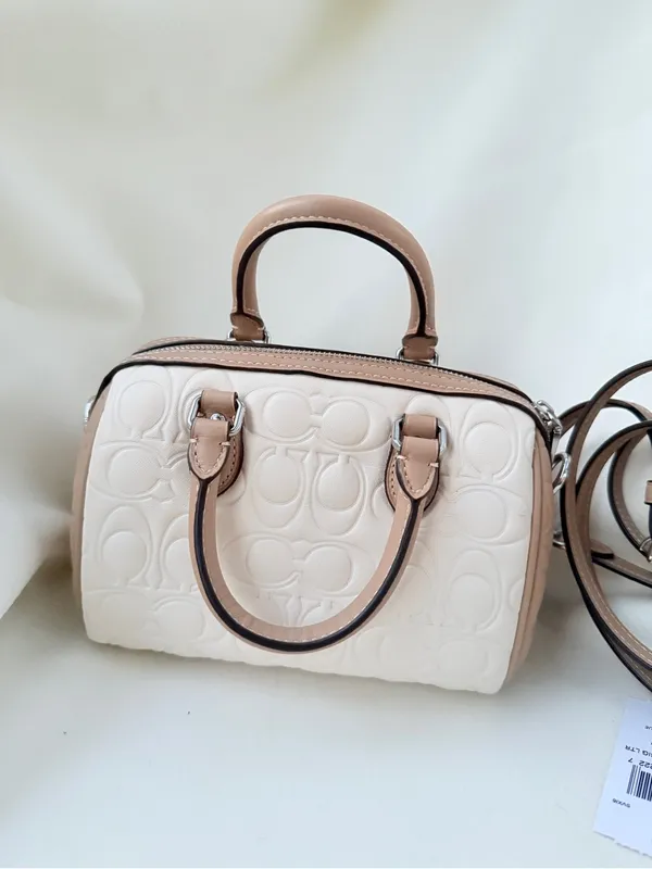 coach Mini Rowan Crossbody Bag In Blocked Signature Leather cy744 - Image 6