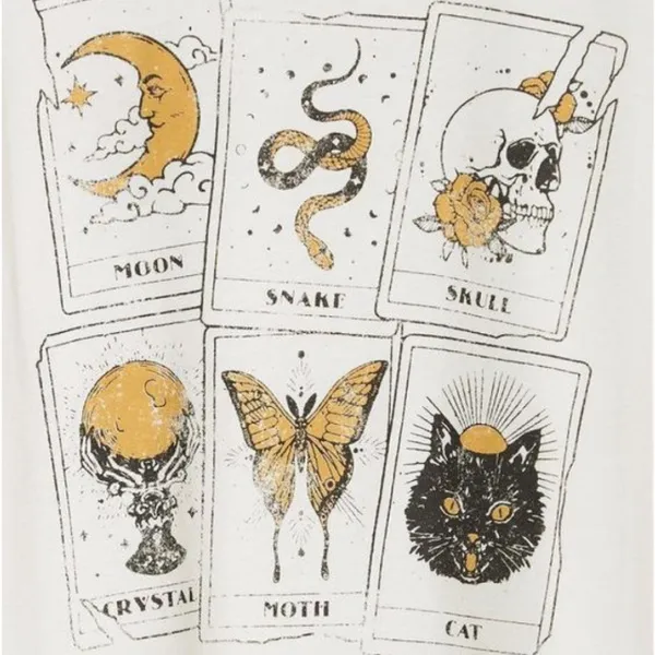 Torrid Tarot Classic Fit Cotton Polyester Crew Neck Tee Size 2 - Image 5