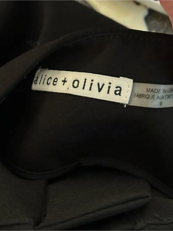 Alice + Olivia Tapered Leg Trouser Size 0 - Image 3