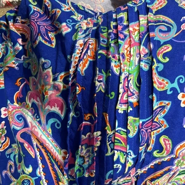 Lauren by Ralph Lauren Paisley Pintuck Dress - Image 5