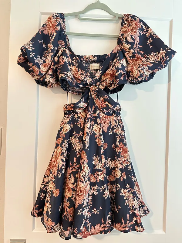 Altard State Anne Marie Floral Mini Dress - Image 2