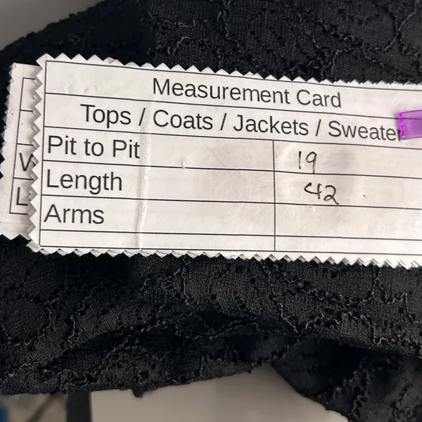 LulaRoe‎ Goth Lace Cardigan Black Small - Image 9