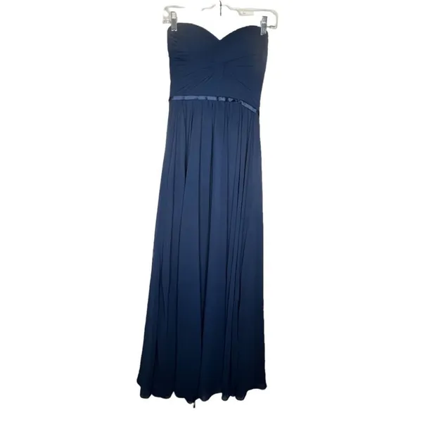 My Dreams & More Strapless Formal Dress‎ Blue Size 4 - Image 4