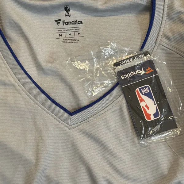 Detroit Pistons NBA Fanatics Medium Fastbreak Road alt Jersey Sportswear fun - Image 5