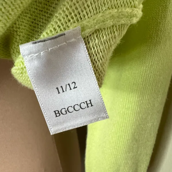 Aeropostale Cardigan Sweater Medium Womens Green Knit Lightweight Cotton V-Neck - Image 7