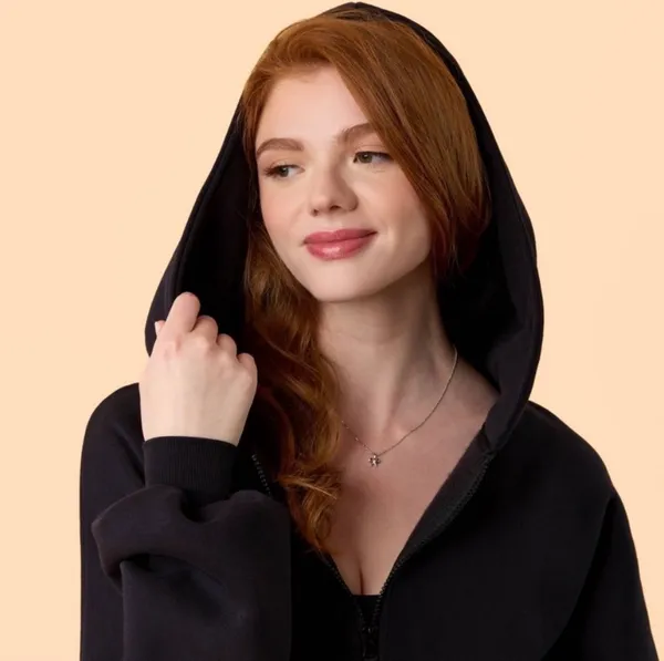 NWT! Blogilates Target X - Women's Marshmallow Full Zip Hooded Sweatshirt XL - Image 7