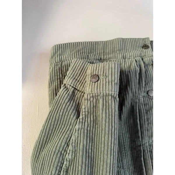 BDG Light Green Corduroy Trucker Oversized Shacket Womens Medium Large - Image 4