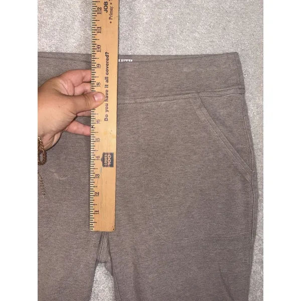 Duluth Trading Co Womens NoGA Naturale Cotton Bootcut‎ Pants Size Sx29 Brown - Image 7