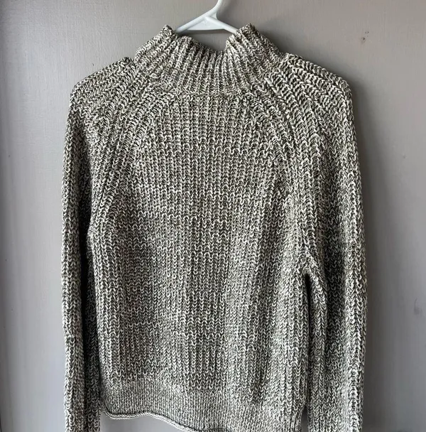 Madewell Knit Marled Cotton Mockneck Sweater - Image 8
