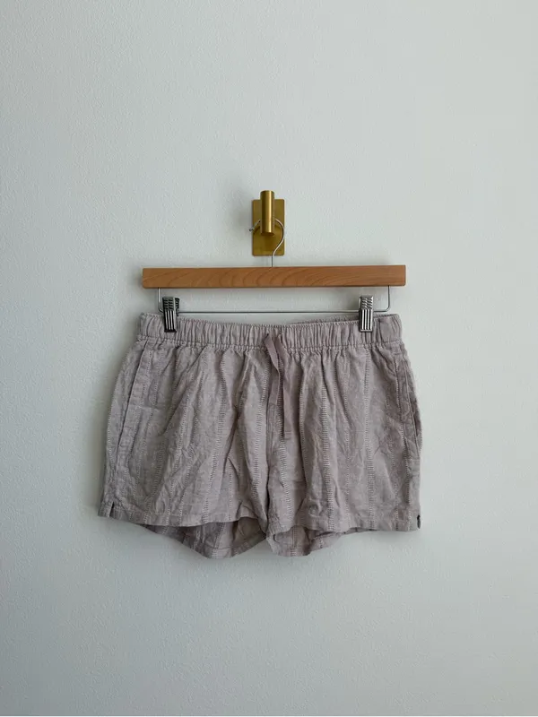 Patagonia Island Hemp Baggies Shorts Women's XS Beige Organic Cotton Hemp Pocket - Image 2
