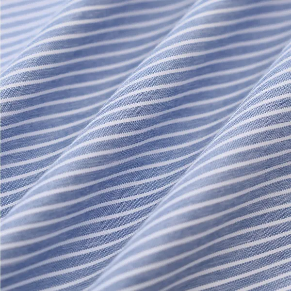 Rihoas Blue Striped Button Mini Dress Size XS - Image 7