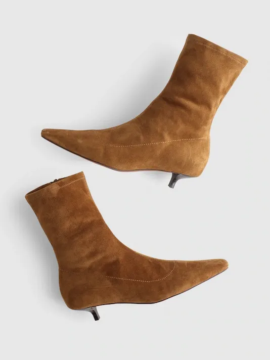 Madewell The Ciel Glove Ankle Boot in Warm Chestnut Brown Size 6.5 - Image 2