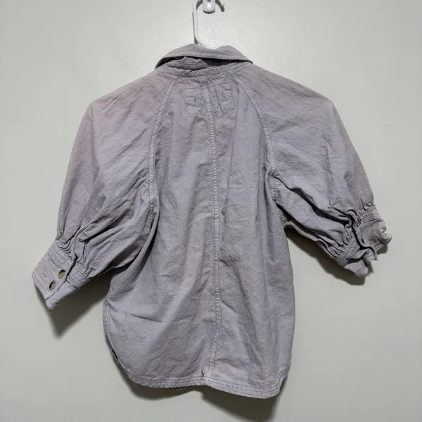 We the Free People Ellie Button Front Top in Light Purple‎ Size XS - Image 6