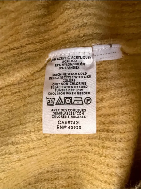 LOFT Soft Fuzzy Knit Button-Down Cardigan Size S - Image 9