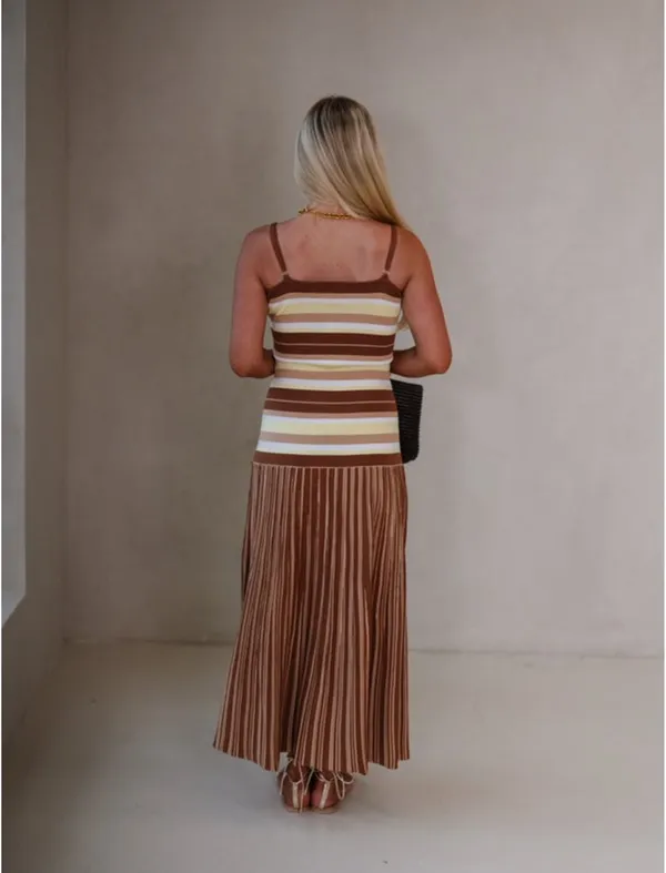 These Three Boutique Riley Striped Knit Tank Dress - Image 3