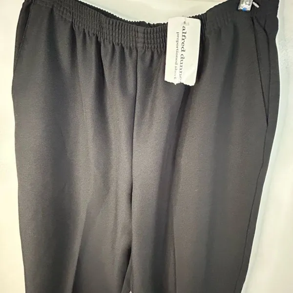 Alfred Dunner Black Pants Women's Size 10 New With Tags Classic Office Career - Image 11