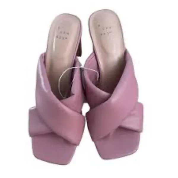 A new day pink padded block heels size 6 new - Image 4