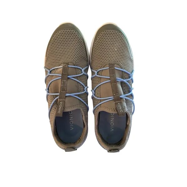 Vionic Jada Sneaker Womens Size 9.5 Gray Mesh Slip On Walking Shoe Orthotic Comf - Image 5