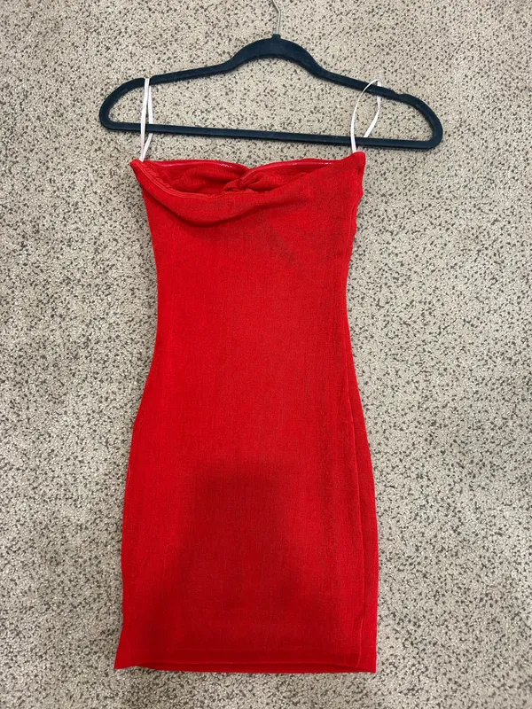 Princess Polly Henriette Mini Red Dress - Image 3
