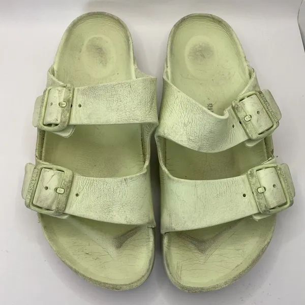 Birkenstock Sandals Arizona‎ Green/Yellow EVA EU 37 US W6 M4 - Image 3