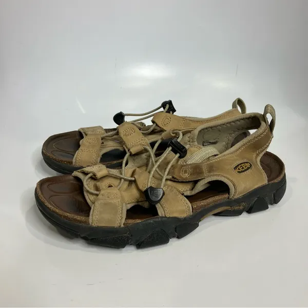 Keen Sarasota sandals tan‎ leather women’s size 8.5 casual summer hiking outdoor - Image 3