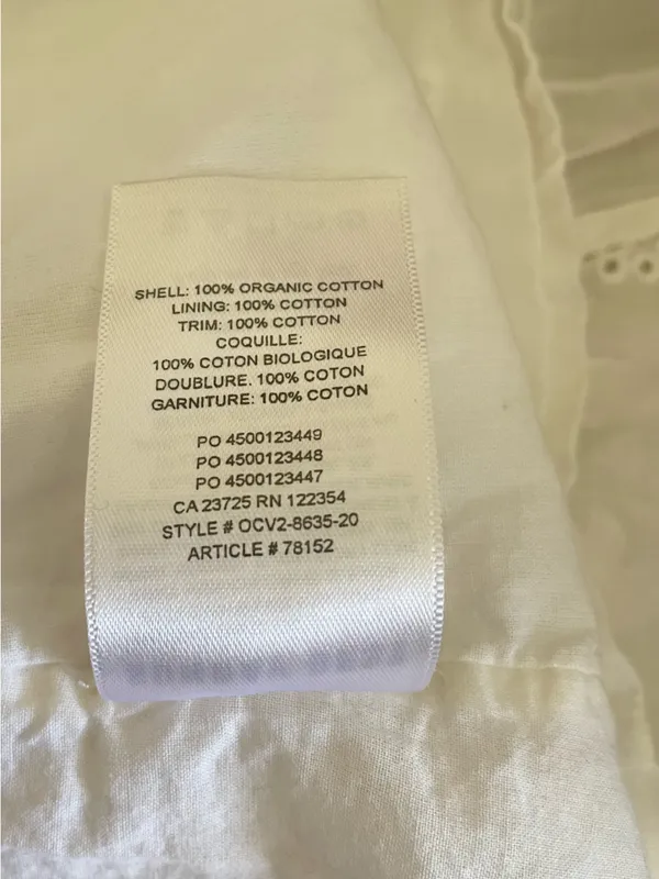 Aritzia Sunday Best Brier White Eyelet Lace Dress in Medium - Image 10