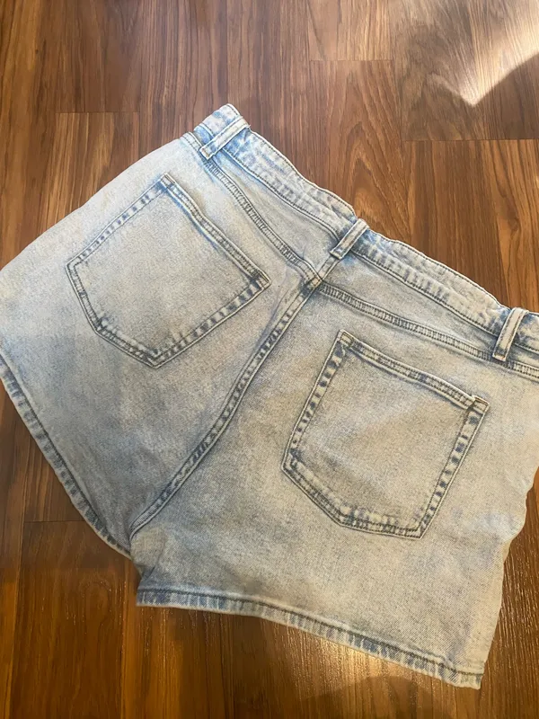 Wild Fable White Wash Denim Shorts - Image 3