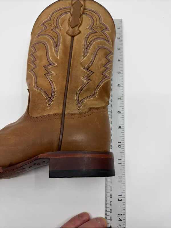 Shyanne Women'S Jeannie Western Boots - Broad Square Toe Sz 7 - Image 9