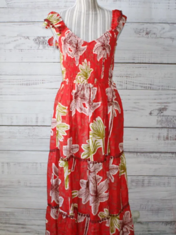NWT! Band of the free Floral V neck maxi dress Size M - Image 2