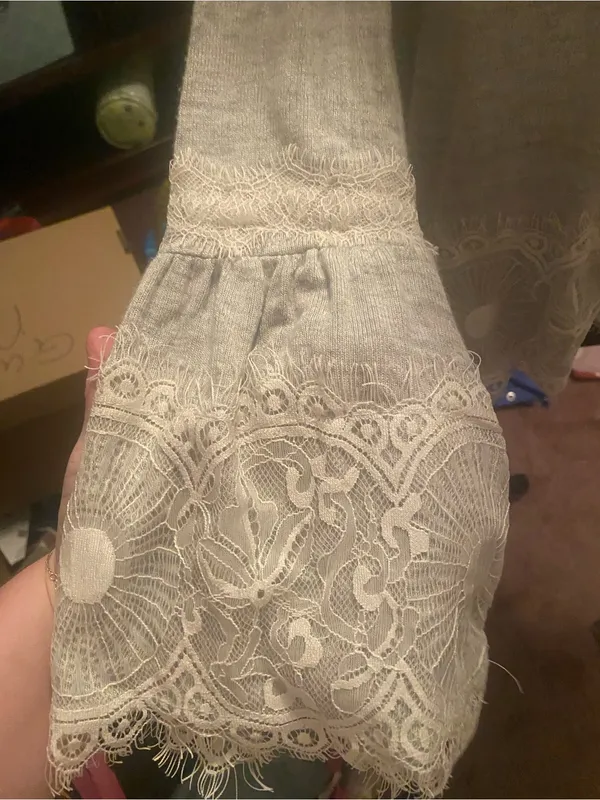 Altar'd State Light Gray Knit Top - Image 8