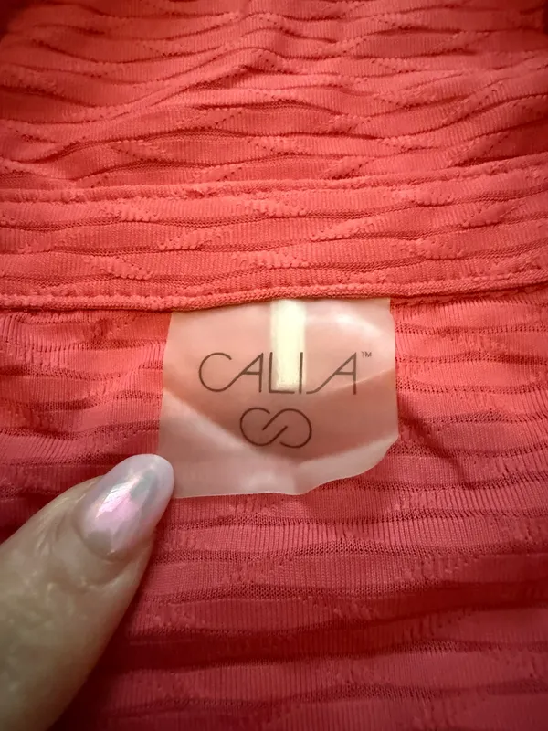 CALIA Women's Golf Ribbed Sleeveless Polo - Image 3