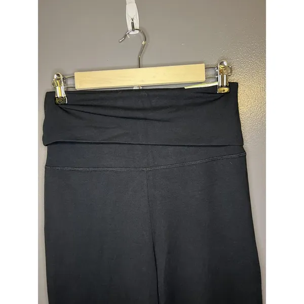 OFFLINE By Aerie Leggings Womens Medium Black Foldover Hi Rise Flare Yoga Pants - Image 2