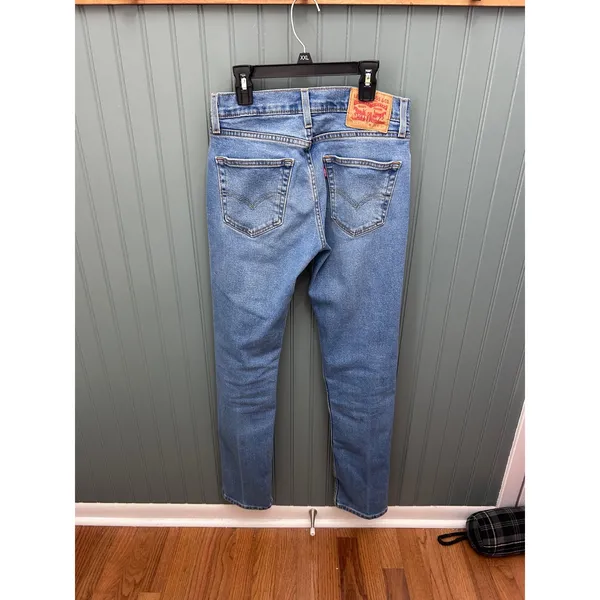 Levis 511 Slim Fit Medium Wash Blue Denim Jeans‎ 29x32 Womens 511-4406 - Image 3