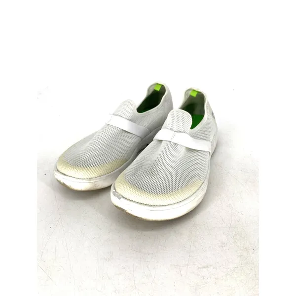 OOFOS OOMG Low Mesh Recovery Shoes White Womens 9.5 Comfort Walking Sneaker - Image 11