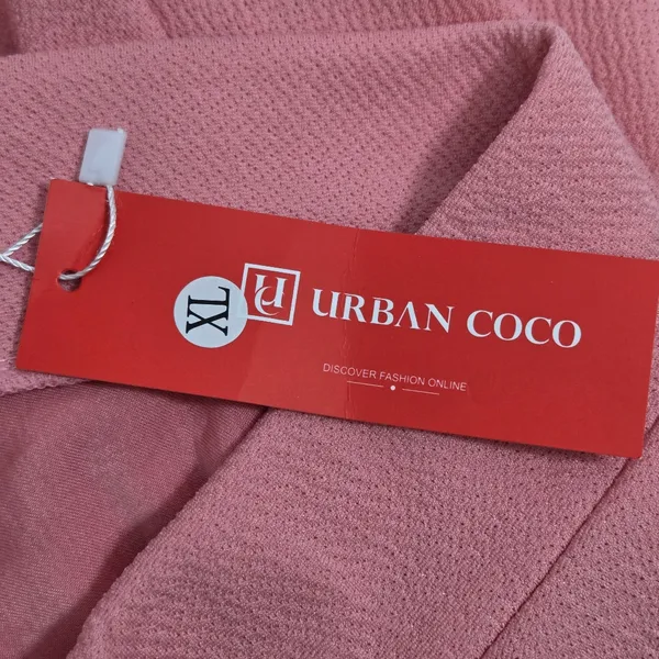 Urban CoCo‎ Pink Flared Midi Skirt Size XL A-Line Stretch Classic Feminine - Image 7