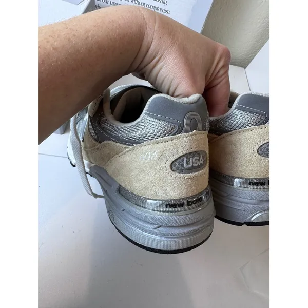 New Balance 993 Made in USA Grey Sneakers Women 5.5 Medium U993IG Minimalist‎ - Image 7
