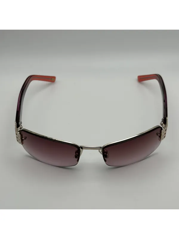 Fossil Women's Rimless Sunglasses with Purple Gradient Lenses and Ombre Arms - Image 4