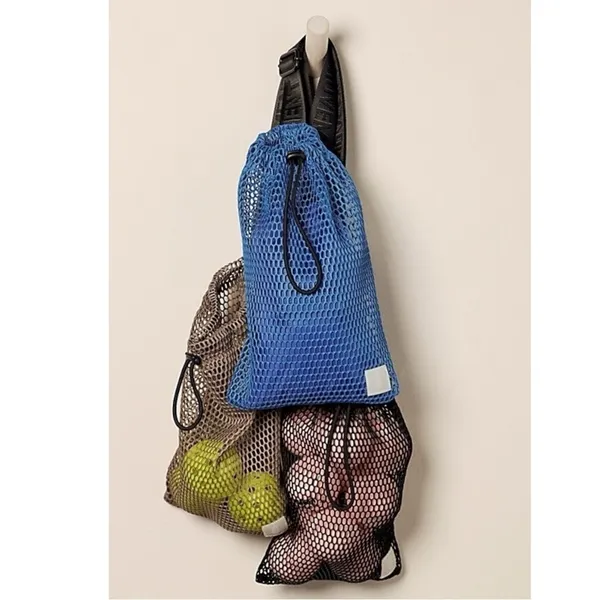 Free People FP Movement Mini Mesh Sling Bag in Lapis Royal Blue NWOT New - Image 5