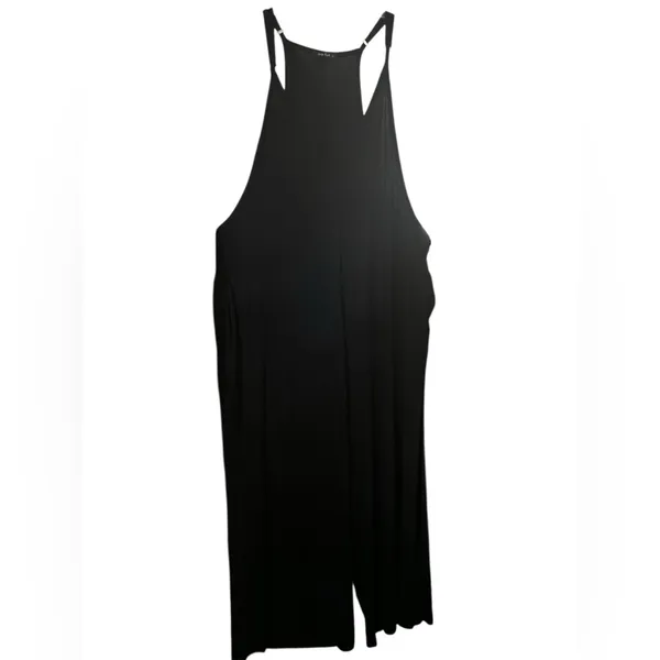 Loving People cropped onesie romper sz L black - Image 4