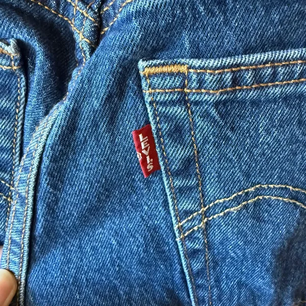 Levi Strauss 501 Original Fit Button‎ Fly Blue Denim Jeans W26 - Image 11