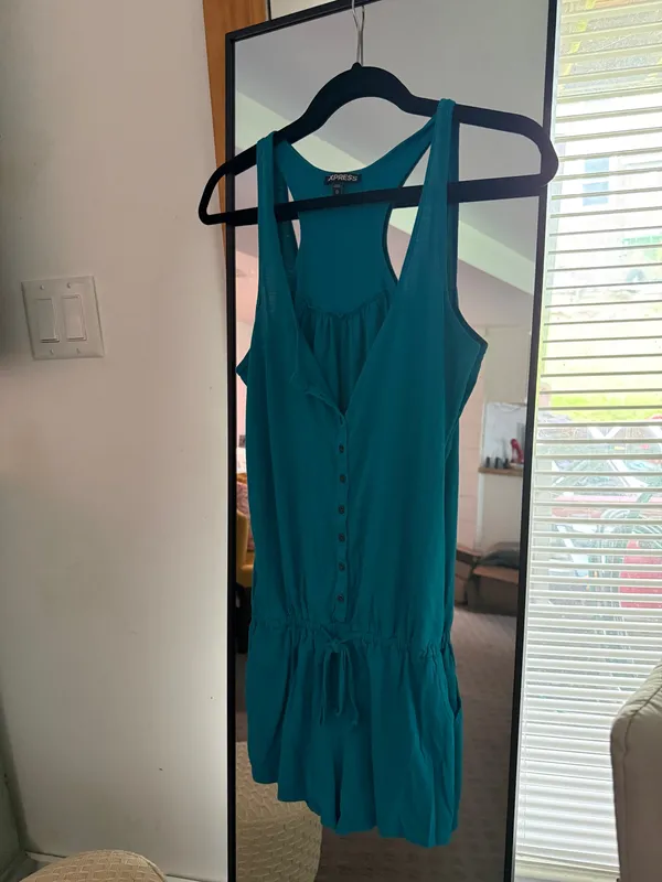 Express Teal Romper - Image 4