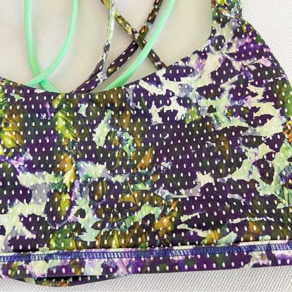 Lululemon Free To Be Wild Floral Sport White Multi / Pistachio Size 4 - Image 7