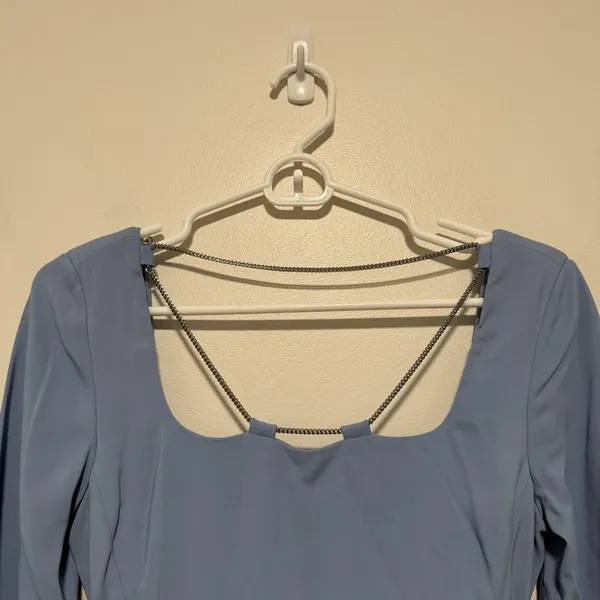 1017‎ Alyx 9SM Blue Chain Mini Dress Size 40 EU - Image 5